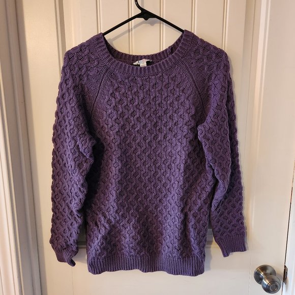 Denim&Co Sweaters - Super Warm Purple Knitted Sweater